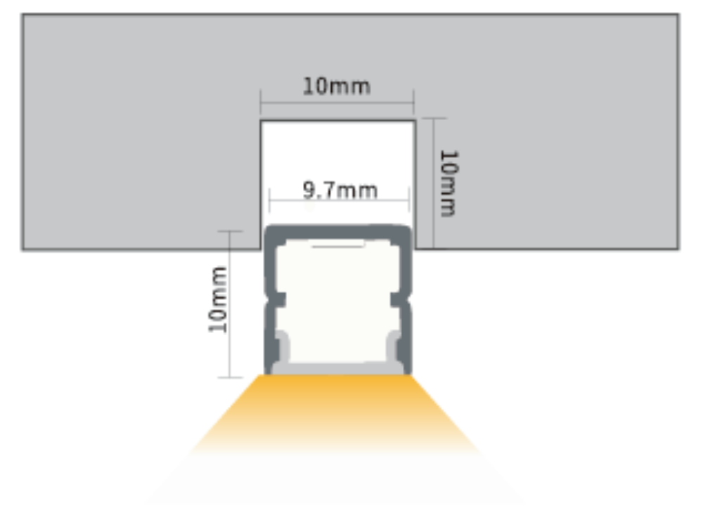 免焊線．無邊框嵌入式燈光