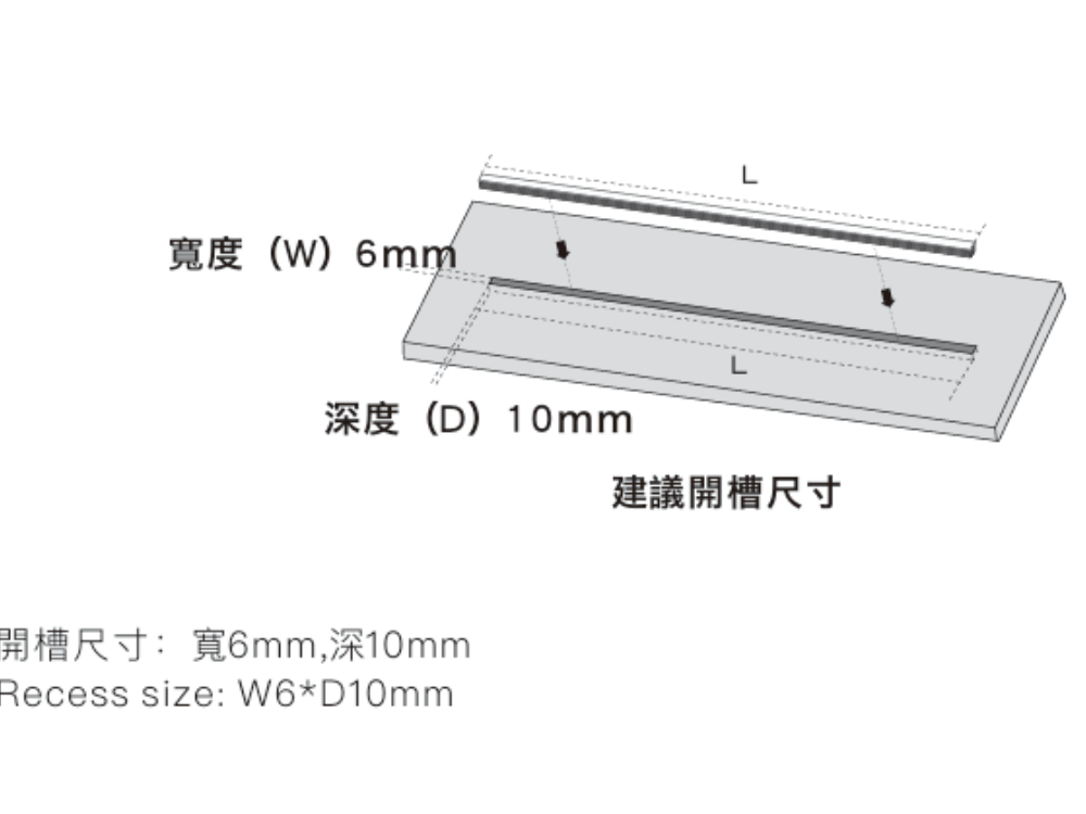 極窄‧內嵌矽膠燈