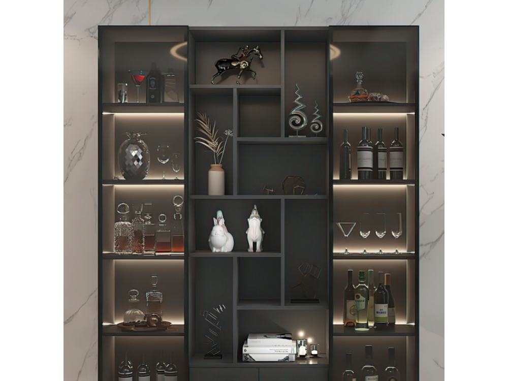 木質隔板矽膠燈(雙面發光)