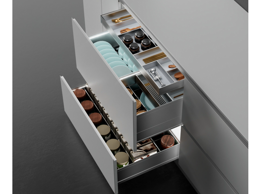 極薄鋁‧中高抽‧分隔籃