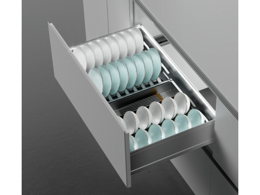 極薄鋁‧中高抽‧碗碟籃