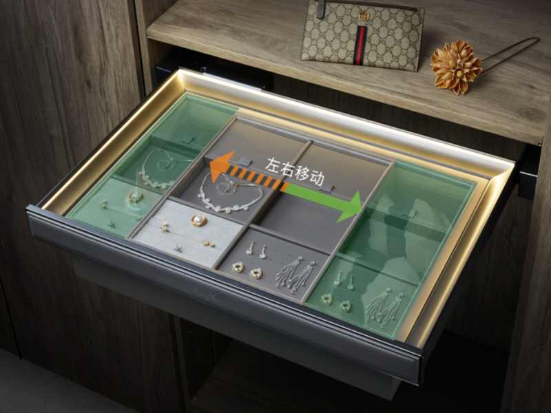 燈光 滑動飾物內衣盒